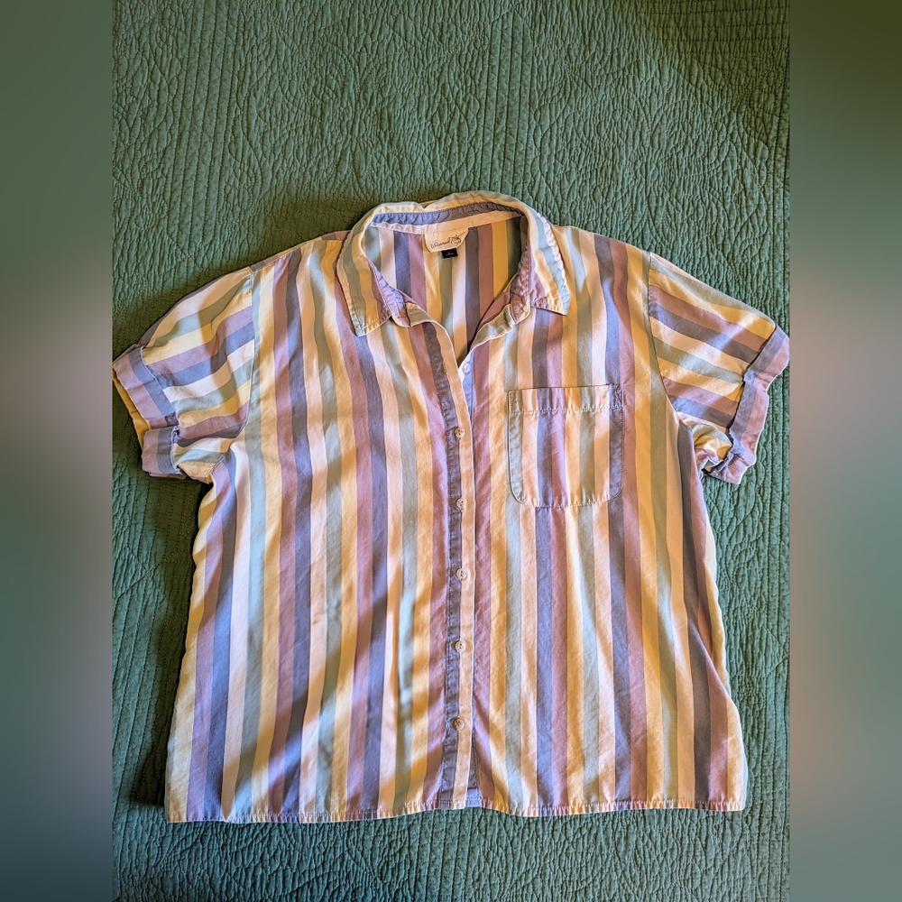 Universal Thread Multicolor Striped Shirt